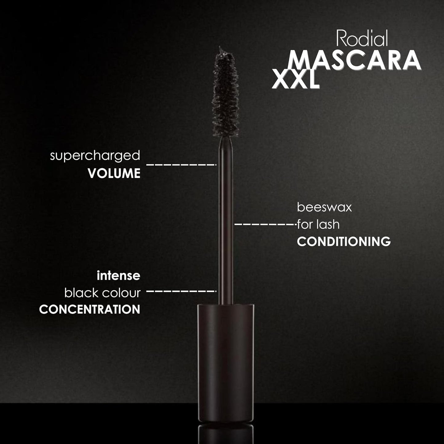 Rodial Glamolash Mascara XXL - Black by Rodial for Women - 0.4 oz Mascara, 11.83 millilitre