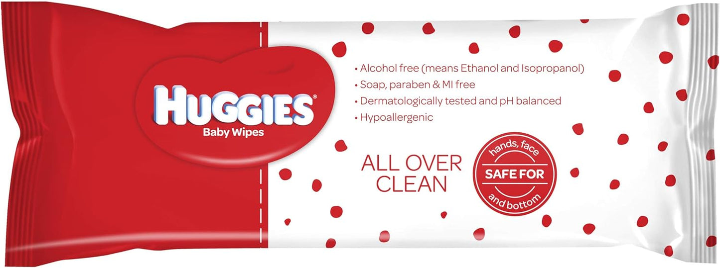 Huggies Essential Clean Baby Wipes 80 Count