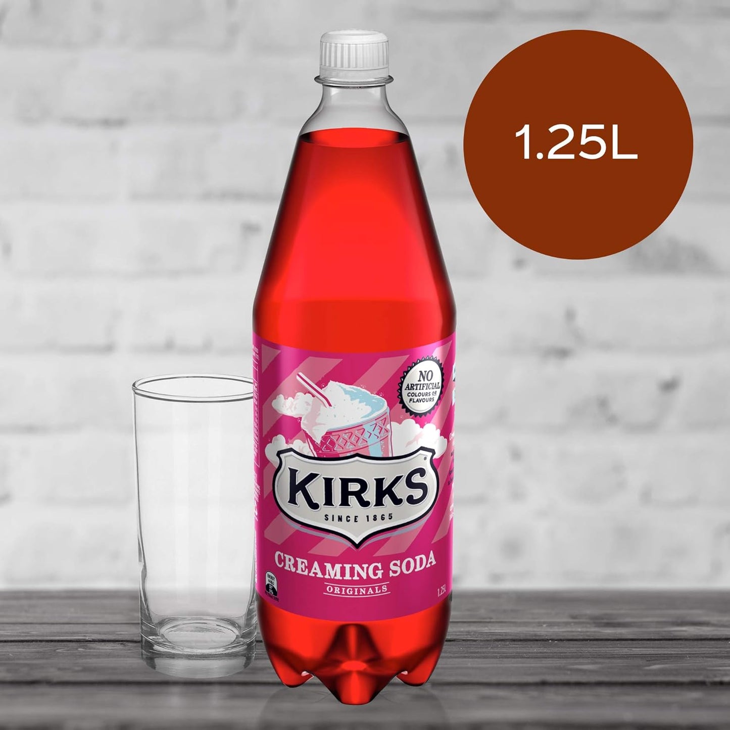 Kirks Creaming Soda 1.25L x 12