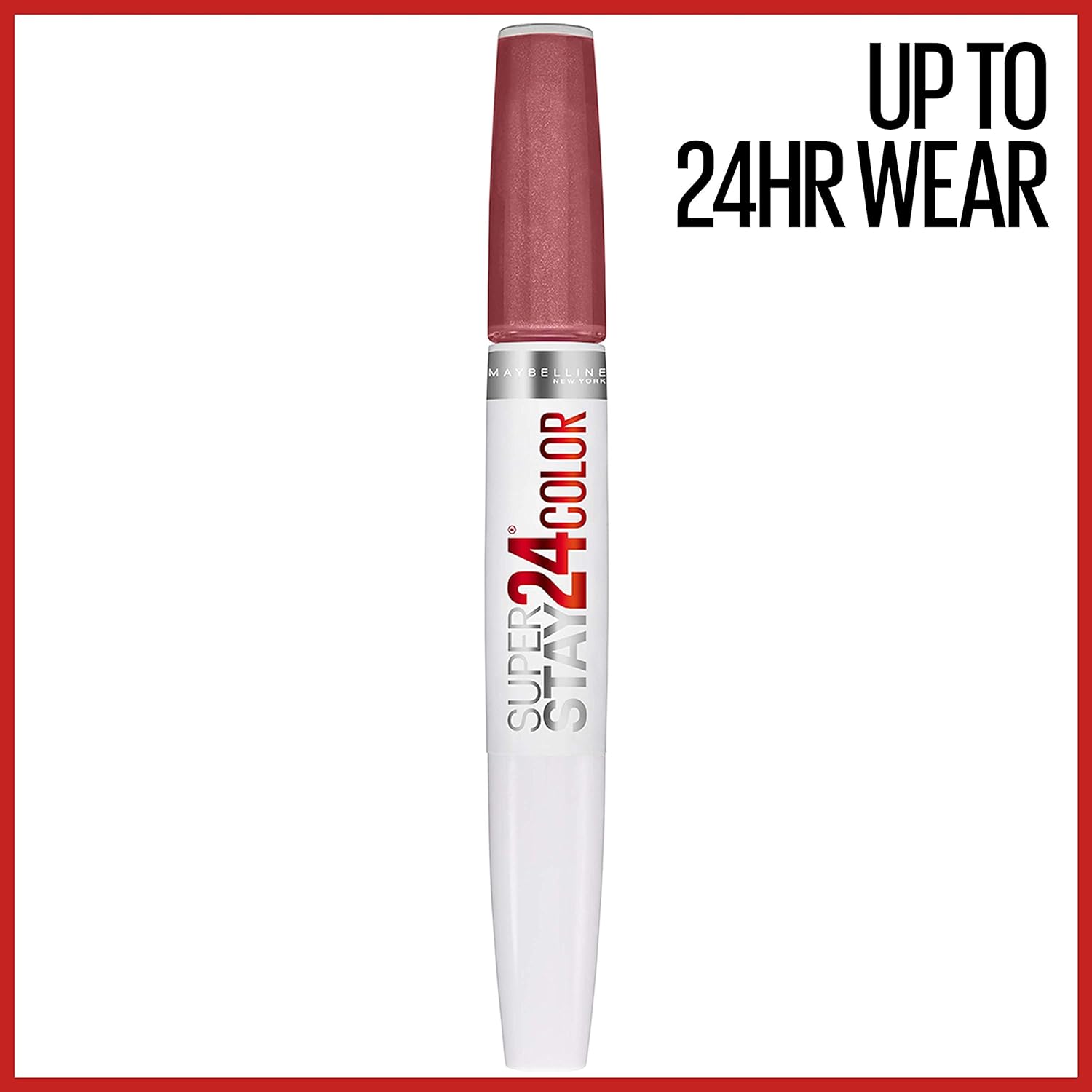 Maybelline Super Stay Matte Ink Liquid Lipstick Makeup, Long Lasting High  Impact Color, Up to 16H Wear, Exhilarator, Ruby Red, 1 Count
