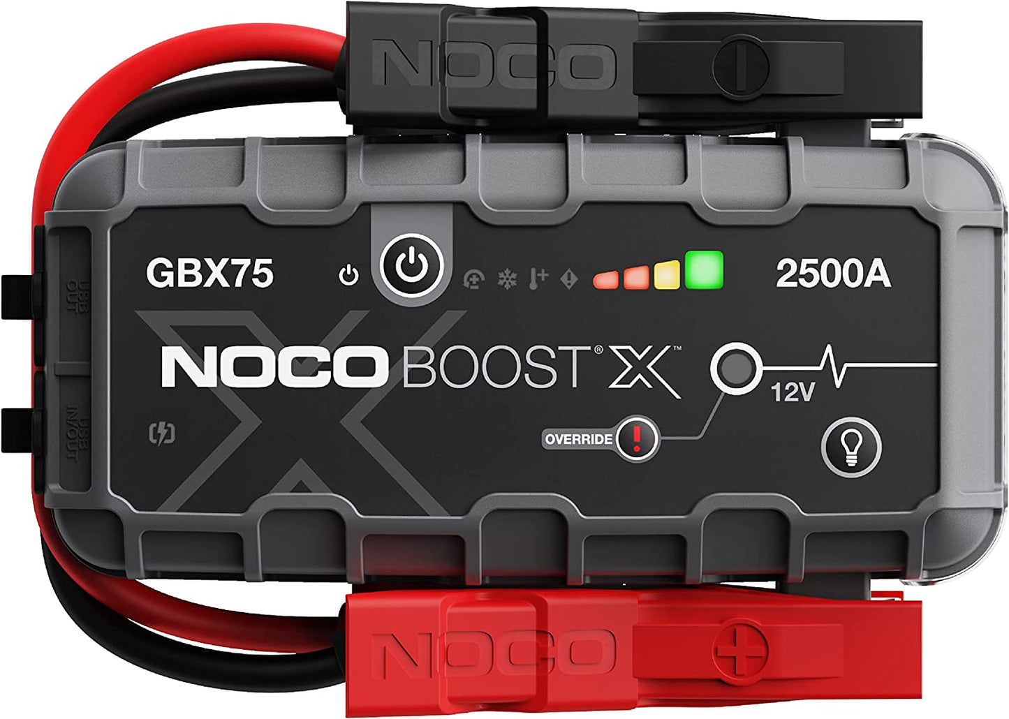 NOCO Boost X GBX75 2500A 12V Ultrasafe Lithium Jump Starter, Car Battery Booster for up to 8.5L Petrol and 6.5L Diesel Engines