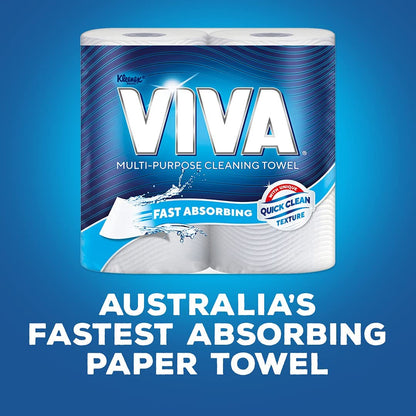 Viva Paper Towel, White 12 Rolls (60 Sheets Per Roll)