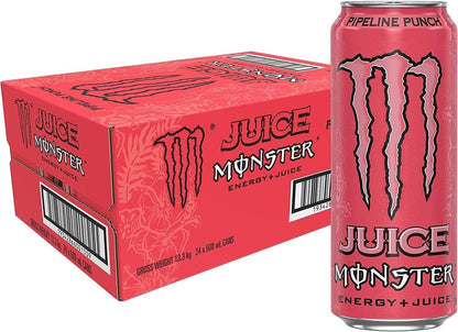 Monster Energy Drink Pipeline Punch Cans, 24 x 500ml