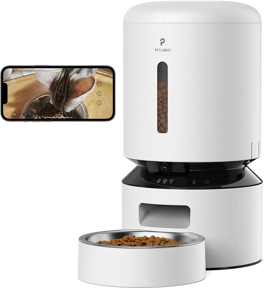 PETLIBRO Automatic Cat Feeder with Camera, 1080P HD Video with Night Vision, 5G WiFi Pet Feeder