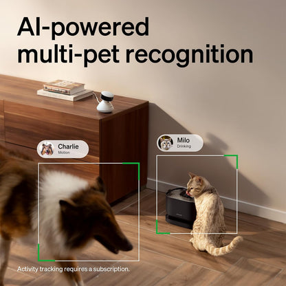 PETLIBRO AI Dog Camera Pet Camera Indoor with Phone App,2-Way Audio WiFi Cam