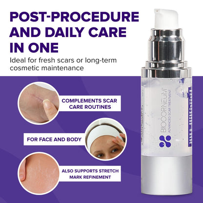 Biocorneum Silisilk 100% Silicone Scar Gel, Non-SPF Gel for Scar Care, 30g |