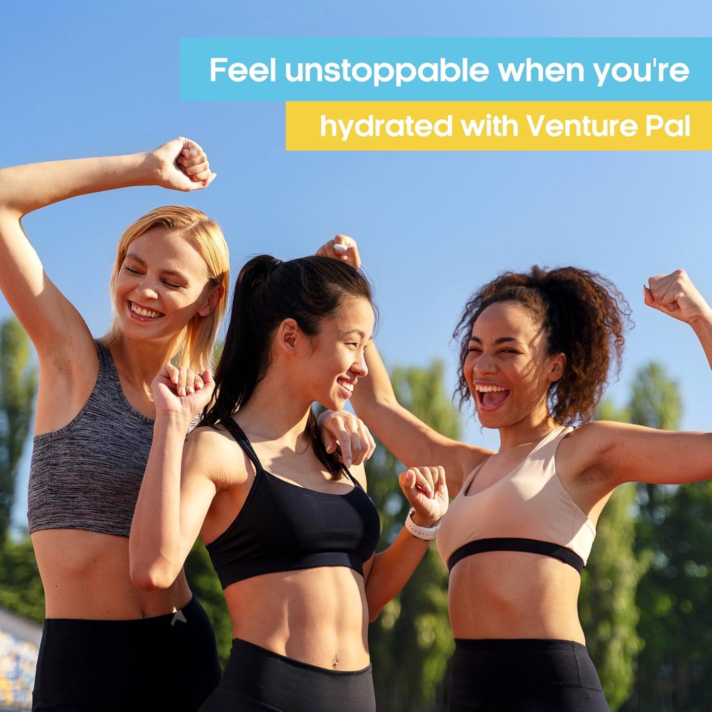Venture Pal Sugar Free Electrolyte Powder Packets - Liquid Daily IV Drink Mix for Rapid Hydration & Party Recovery | 5 Vitamins & 7 Electrolytes| Keto Friendly | Non-GMO | Certified Vegan | 16 Sticks