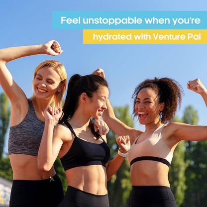 Venture Pal Sugar Free Electrolyte Powder Packets - Liquid Daily IV Drink Mix for Rapid Hydration & Party Recovery | 5 Vitamins & 7 Electrolytes| Keto Friendly | Non-GMO | Certified Vegan | 16 Sticks