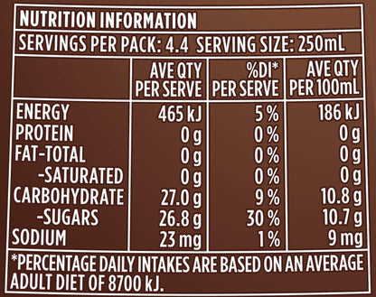 Schweppes Brown Creaming Soda, 12 x 1.1L