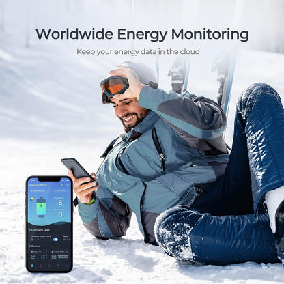 Renogy ONE Core: All-in-one Off-Grid Energy Monitoring Panel with RV Leveling System, Battery Monitoring for RV, Van, Cabin, Boat and Tiny Homes, Works with Renogy Energy Devices, Wi-Fi Version