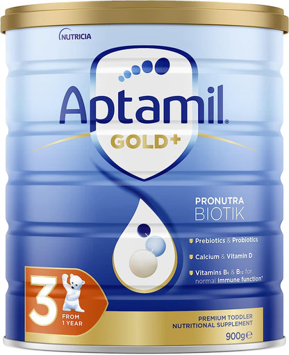 Aptamil Gold+ 3 Toddler Milk Drink From 1 Year 900g