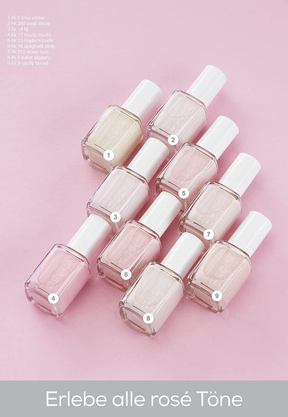 essie Original Nail Colour, pale pink opaque finish, 6 ballet slippers, 13.5 ml