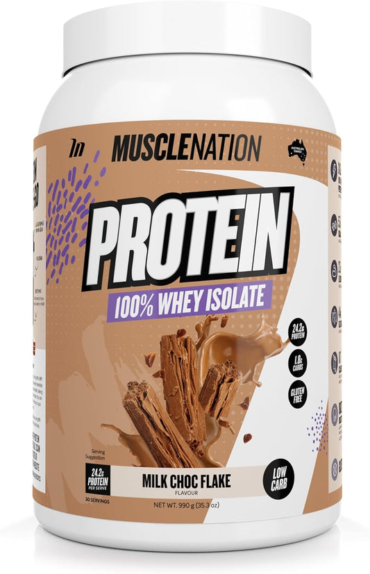 Roll over image to zoom in Muscle Nation Milk Chocolate Flavour