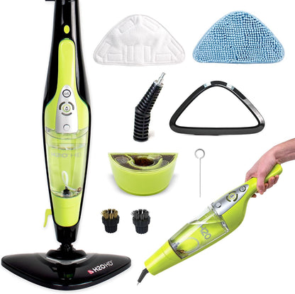 H2O HD Steam Mop & Handheld Steam Cleaner | 3-in-1 Floor Steamer | 1500W Power & 450ml Removable Tank