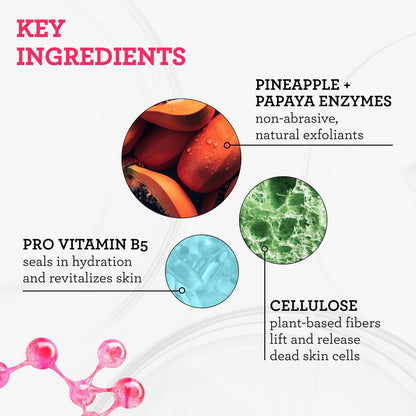 Bliss Jelly Glow Peel™ Gentle Non-Abrasive Cleanser and Exfoliator With Fruit Enzymes - 4 Oz - Nourishes and Hydrates Skin - Clean - Vegan & Cruelty Free
