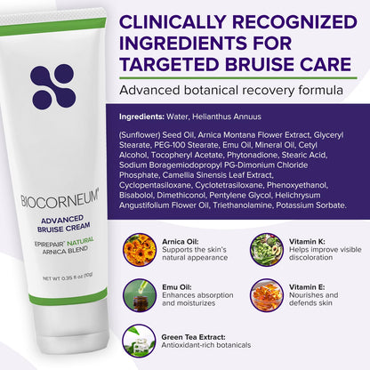 BIOCORNEUM Advanced Bruise Cream 1oz – Professional-Grade Arnica & Vitamin K Cream for Visible Skin Recovery