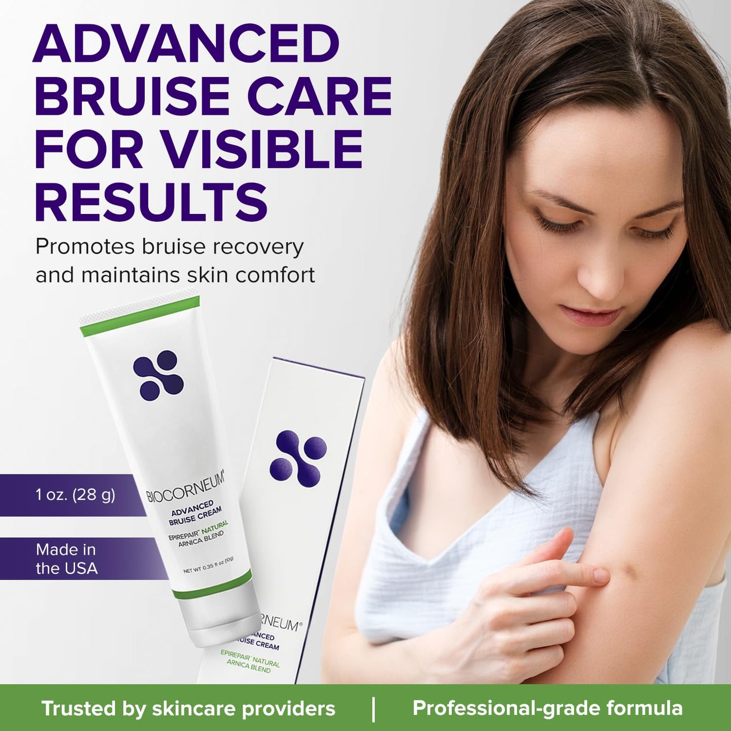 BIOCORNEUM Advanced Bruise Cream 1oz – Professional-Grade Arnica & Vitamin K Cream for Visible Skin Recovery