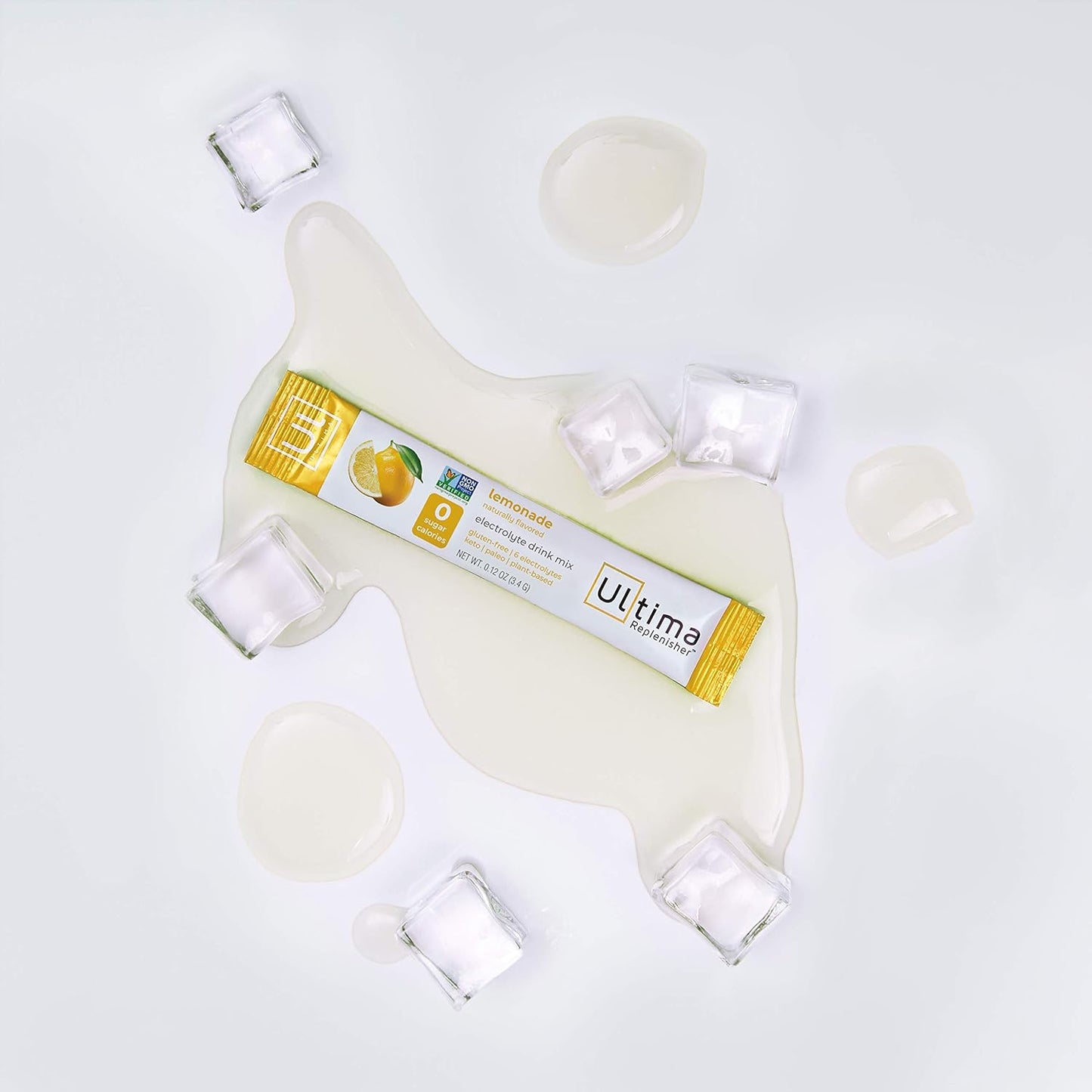 Ultima Replenisher New Formula Lemonade (20 Count Stickpacks) Net WT. 2.5 OZ