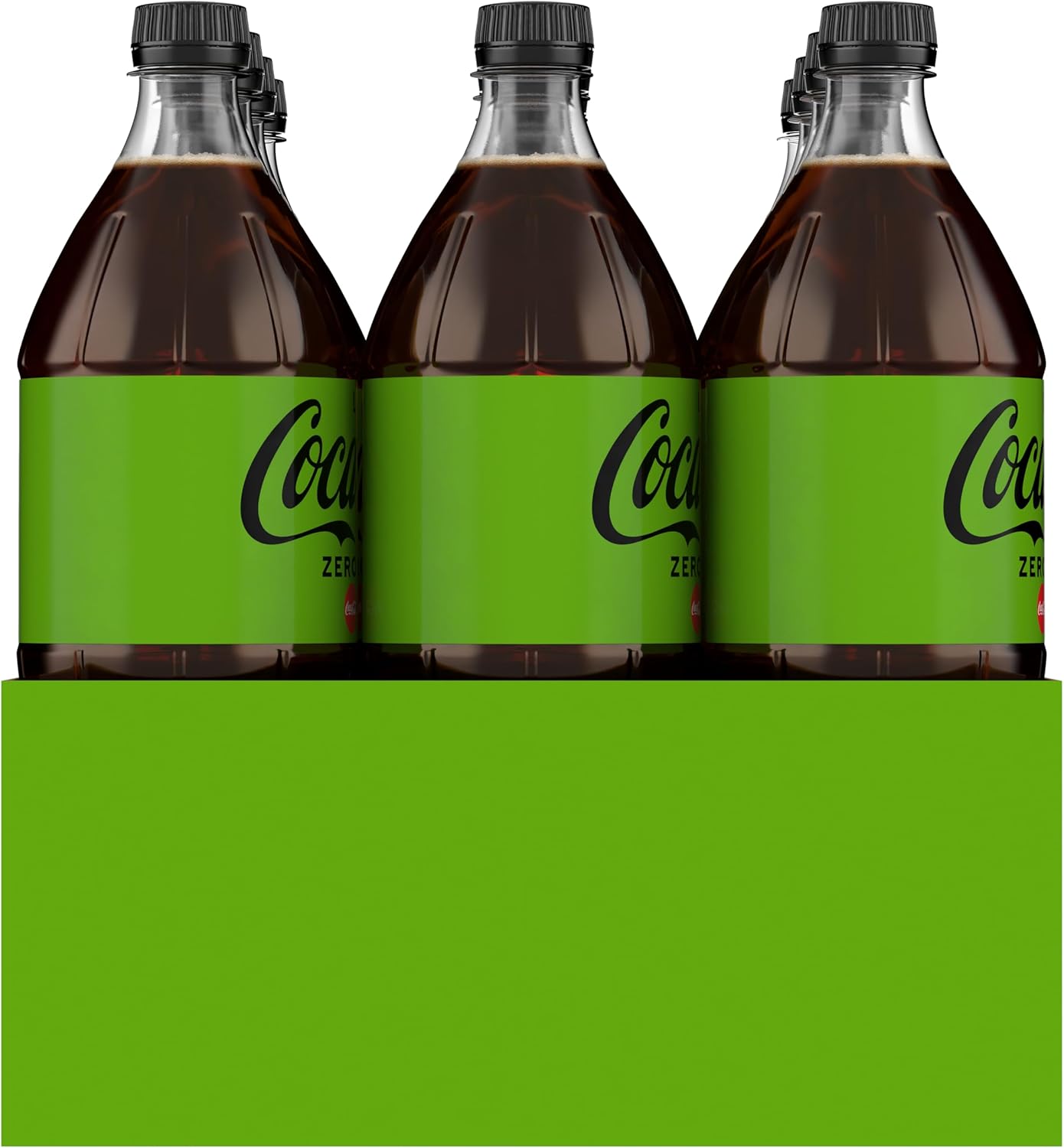 Coca-Cola Lime Coke Zero Sugar Soft Drink 12 x 1.25 Liter