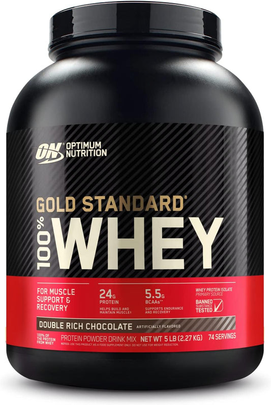 OPTIMUM NUTRITION Gold Standard 100% Whey Protein Powder, Extreme Milk Chocolate, 2.27kg