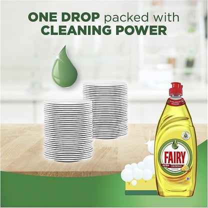 Fairy Ultra Concentrate Lemon Dishwashing Liquid Value Bundle 12x495mL