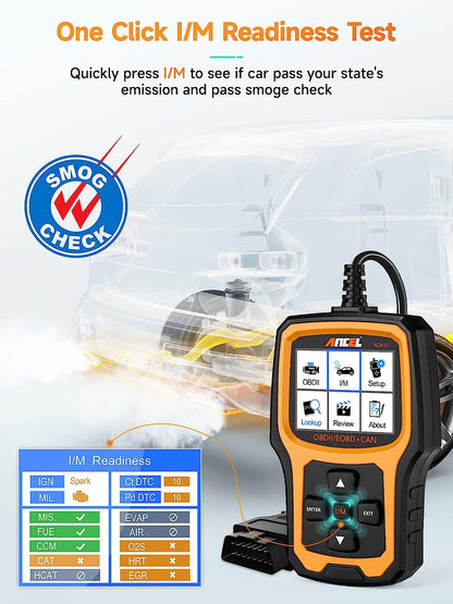 ANCEL AD410 Enhanced OBD II Vehicle Code Reader Automotive OBD2 Scanner