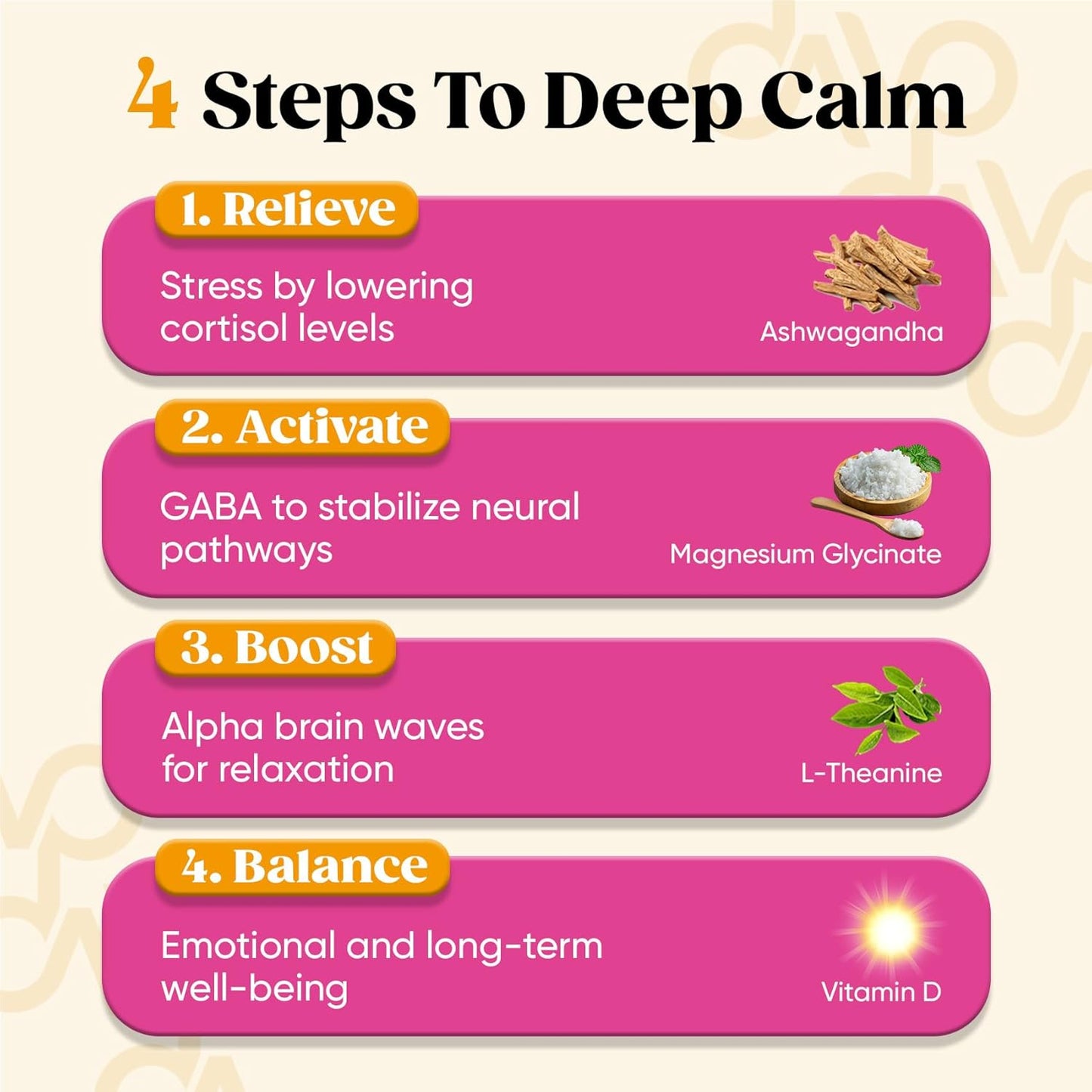 Venture Pal Calming Powdered Drink Mix, Magnesium Glycinate, Ashwagandha,sugar free