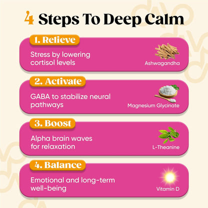 Venture Pal Calming Powdered Drink Mix, Magnesium Glycinate, Ashwagandha,sugar free