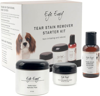 Eye Envy Cat Tear Stain Remover Starter Kit,MADE IN USA