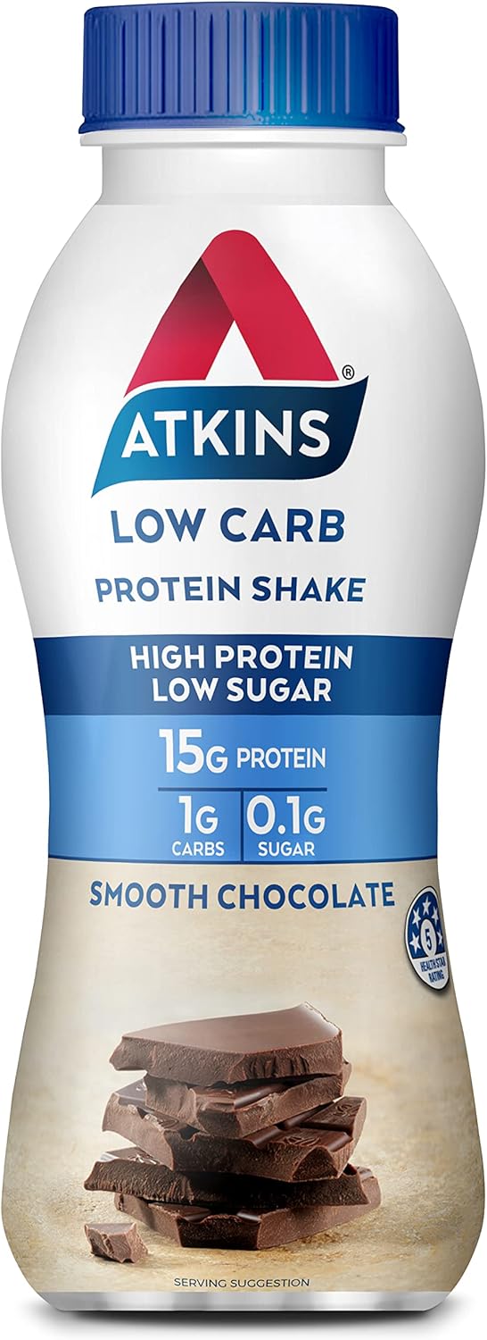 Atkins Chocolate Lo Carb Protein Shake 330 ml (Pack of 6)