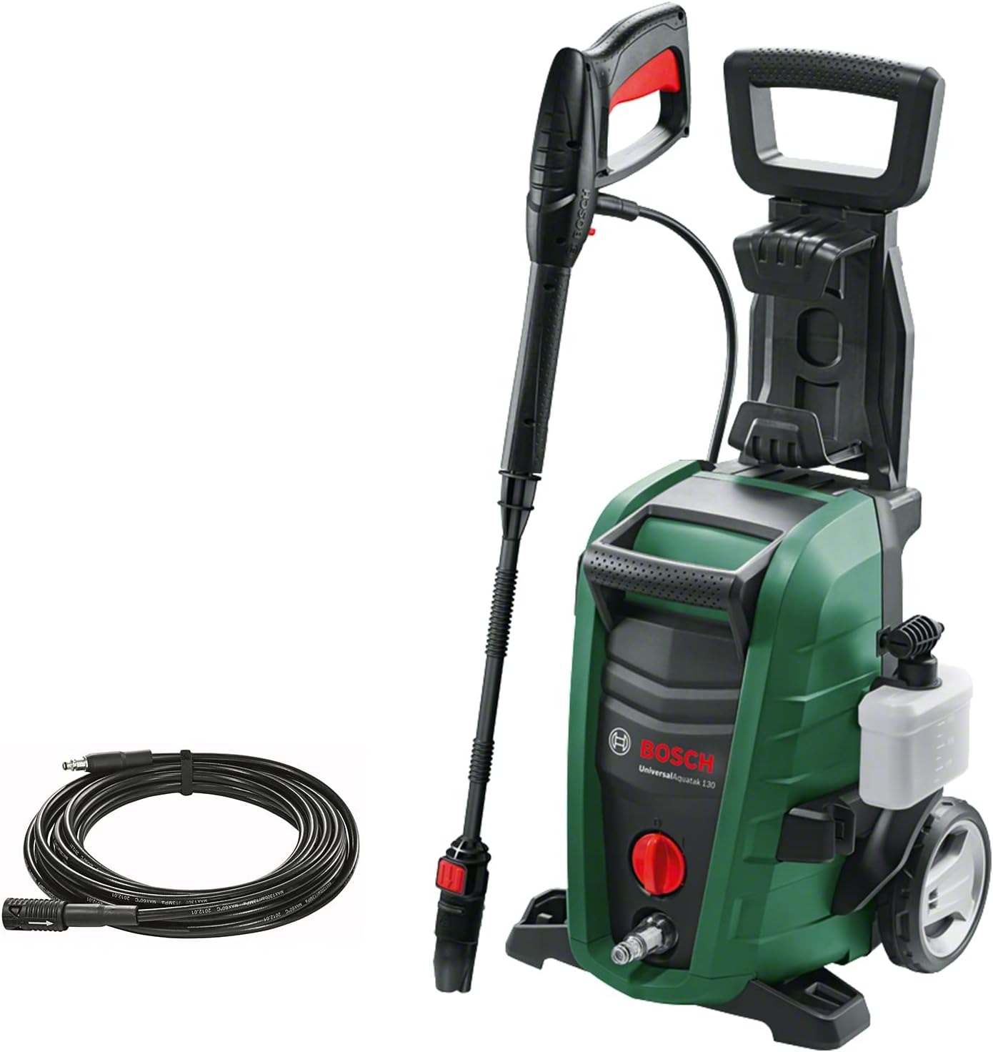 Bosch Home & Garden High Pressure Washer UniversalAquatak 130 (1700 Watt, 1885 PSI, High Pressure Gun, Lance, 6m Hose, 3-in-1 Nozzle & 6m Hose Extension Inc)