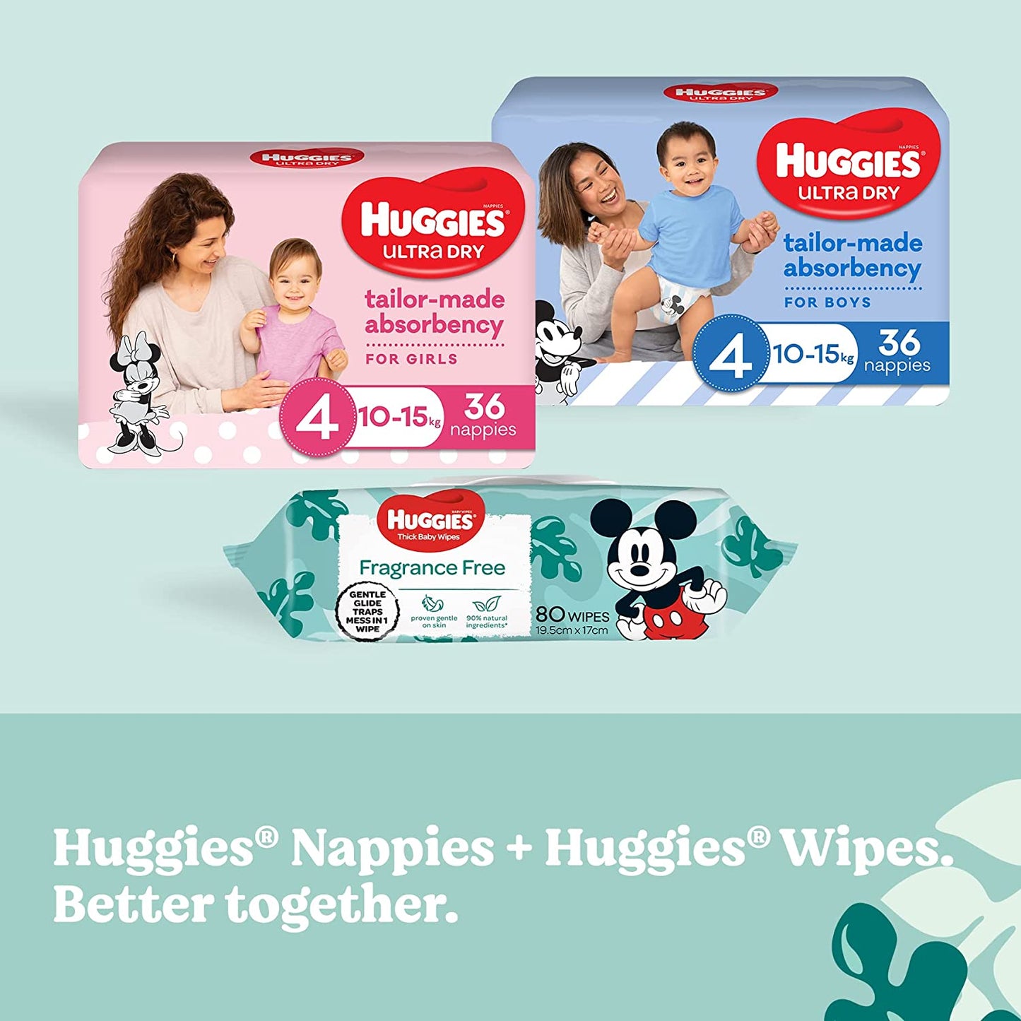 HUGGIES Thick Baby Wipes Fragrance Free 640 wipes