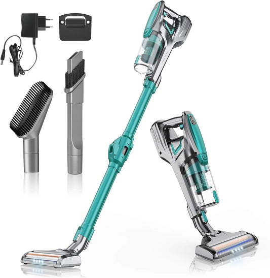 HONITURE Cordless Vacuum Cleaner, 250W Powerful Cordless Stick Vacuum, 6 in 1 Lightweight with 180 Foldable Tube Up to 45min Battery