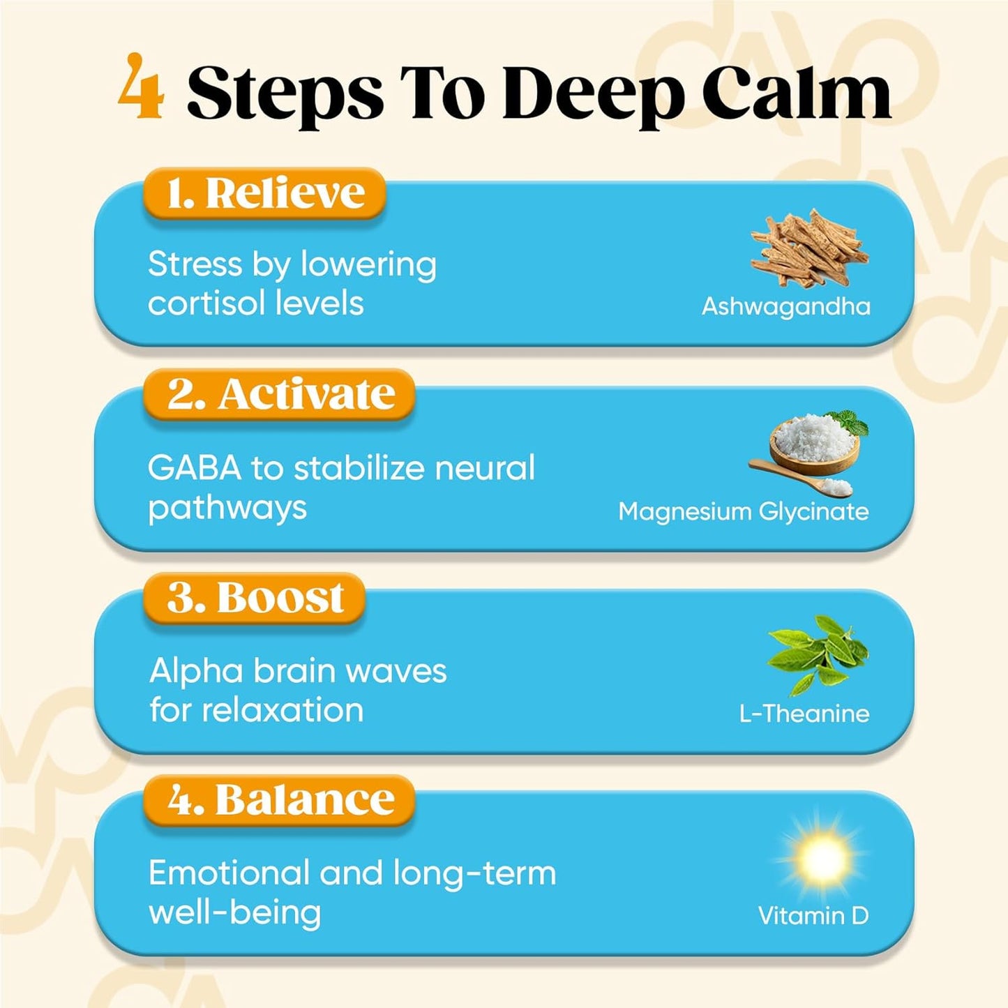 Venture Pal Calming Powdered Drink Mix, Magnesium Glycinate, Ashwagandha,sugar free