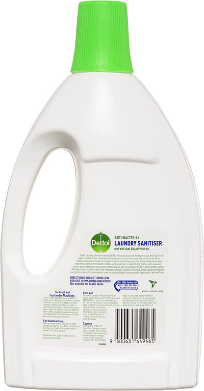 Dettol Anti-Bacterial Laundry Sanitiser Natural Eucalyptus 1.5 liters