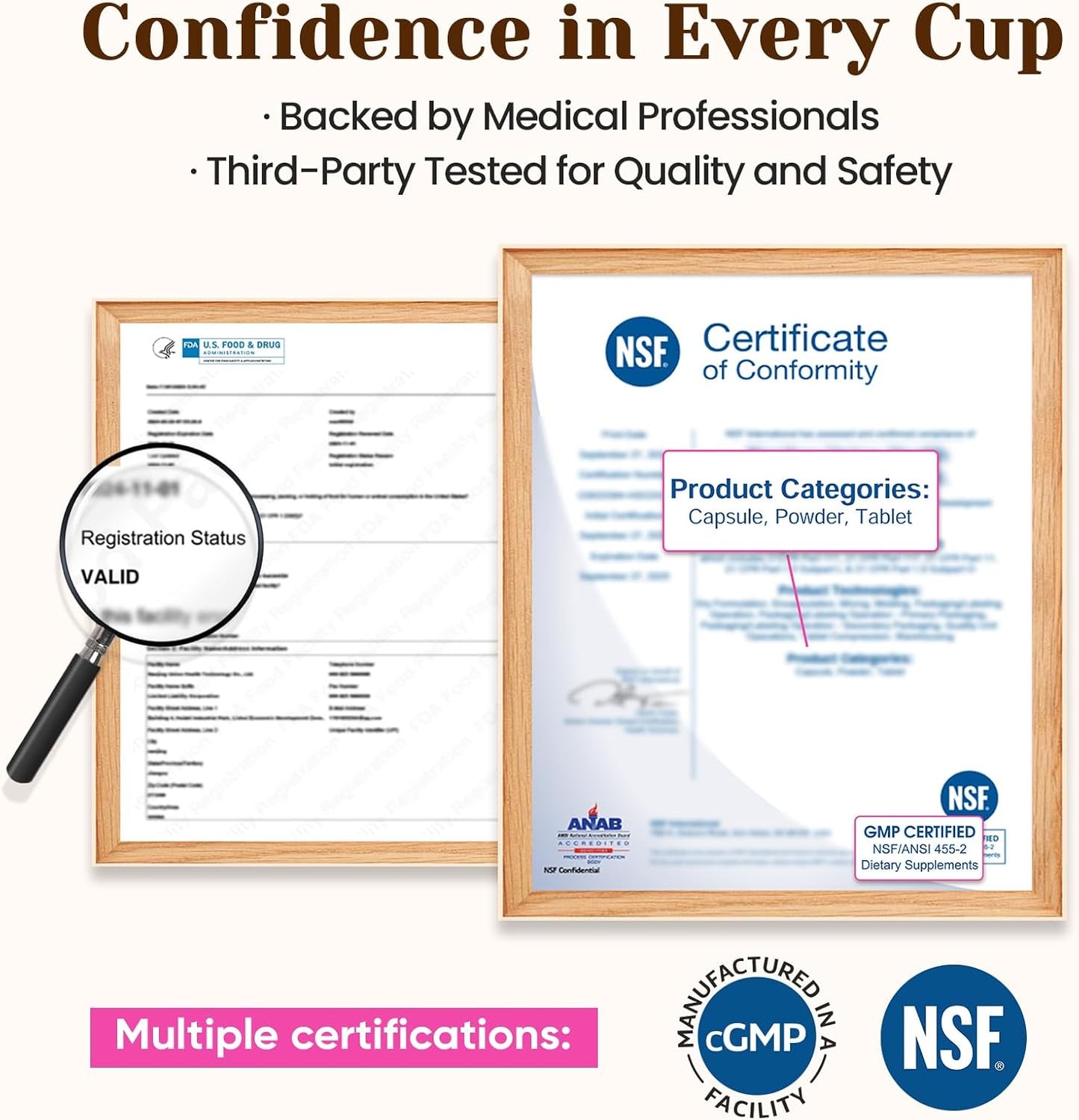 Venture Pal Premium Adaptogenic Mushroom Coffee with Multi Collagen,30 Servings