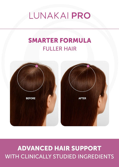 Lunakai PRO USA Made Women’s Hair Growth & Restore Vitamins