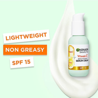 Garnier Skin Active Vitamin C Brightening Serum Cream with SPF15 50ml