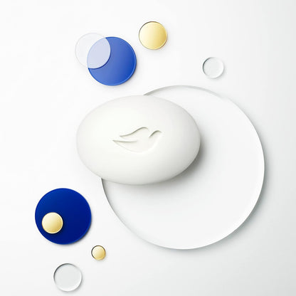 Dove Beauty Bar Gentle Skin Cleanser Moisturizing for Gentle Soft Skin Care Original Made With 1/4 Moisturizing Cream 3.75 oz, 6 Bars