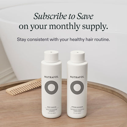 Nutrafol Shampoo, Cleanse and Hydrate Hair and Scalp, Improves Hair Volume, Strength and Texture 240ML
