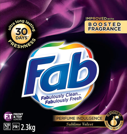 Fab Perfume Indulgence Gold Absolute Laundry Powder Detergent 3.8 KG