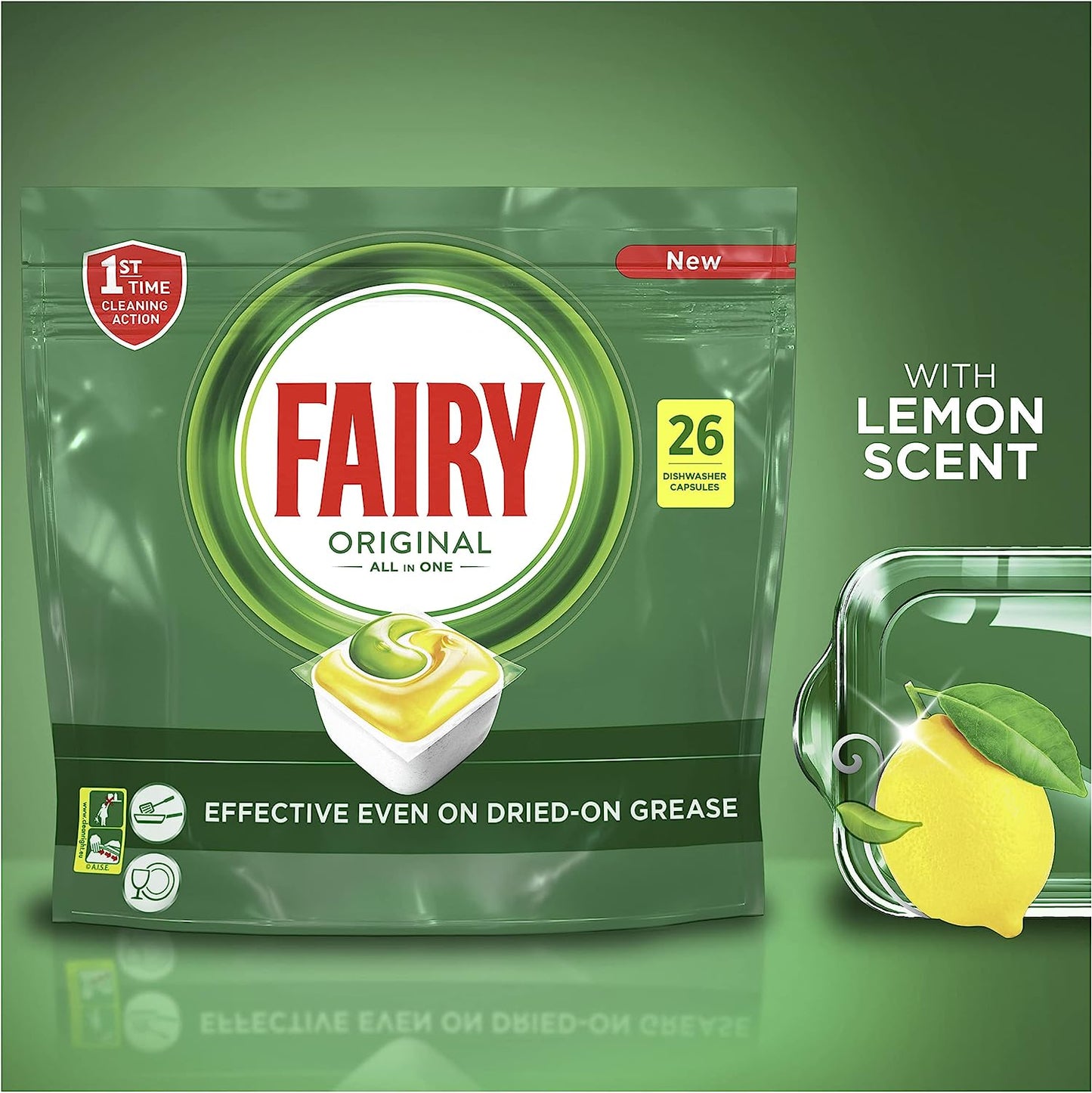 Fairy All-In-One Dishwasher Tablets 192 Pack Value Bundle