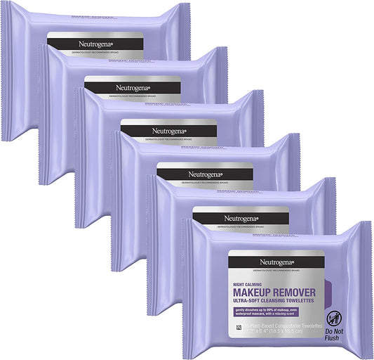NEUTROGENA Night Calm Make-Up Remover Wipes Pack of 1