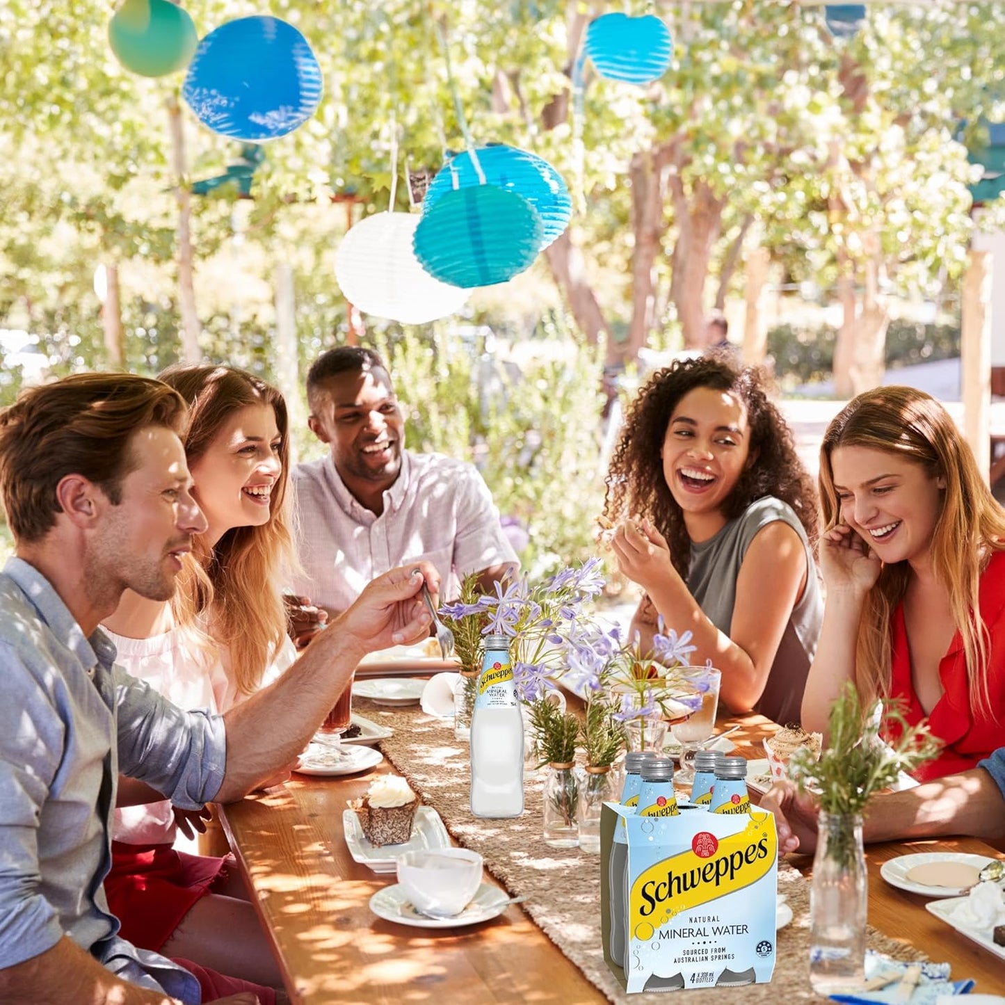 Schweppes Natural Mineral Water, 4 x 300 ml (Pack of 6)
