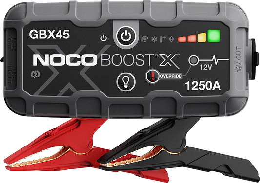 NOCO Boost X GBX45 1250A 12V UltraSafe Lithium Jump Starter, Car Battery Booster