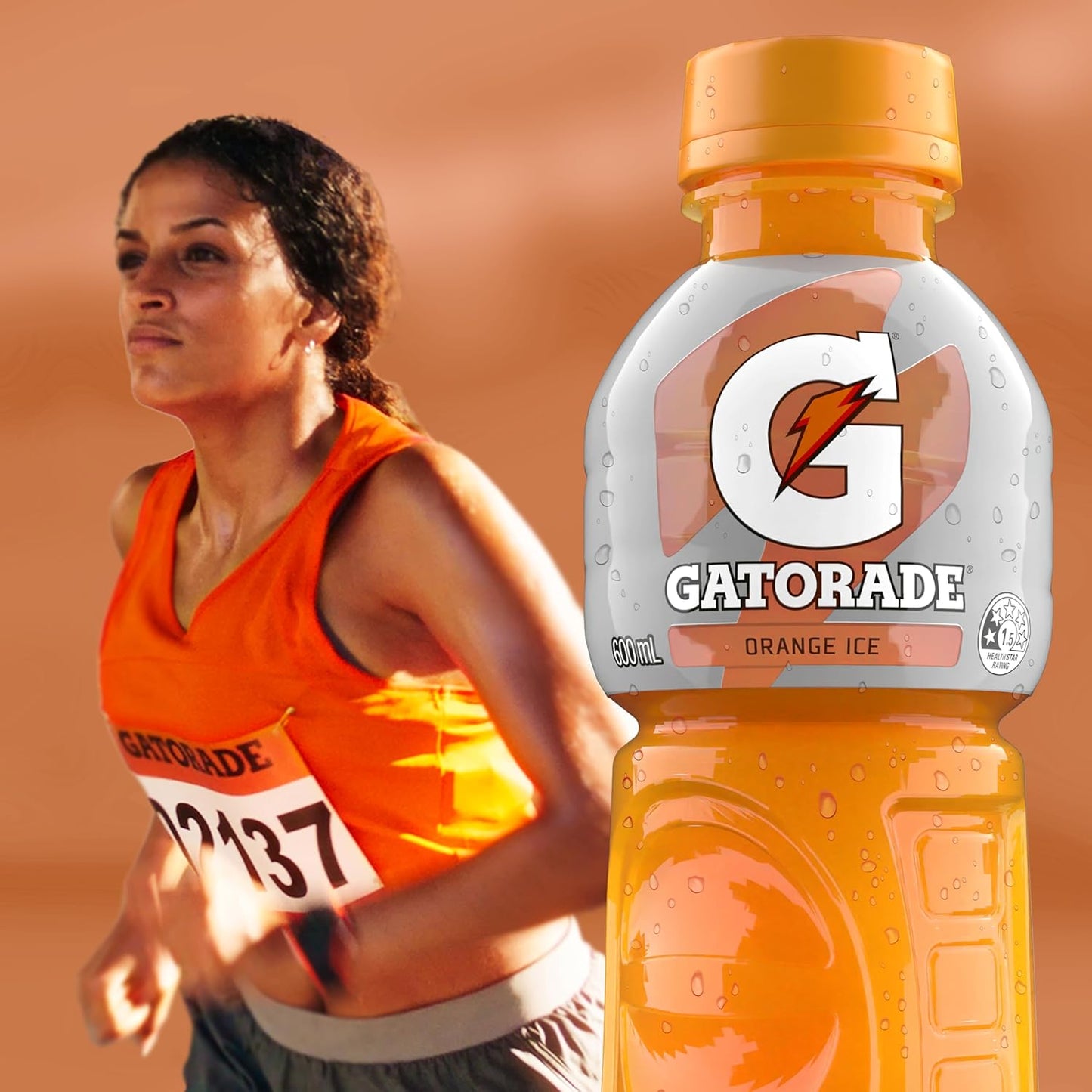 Gatorade Orange Ice Sports Drink, 12 x 600ml