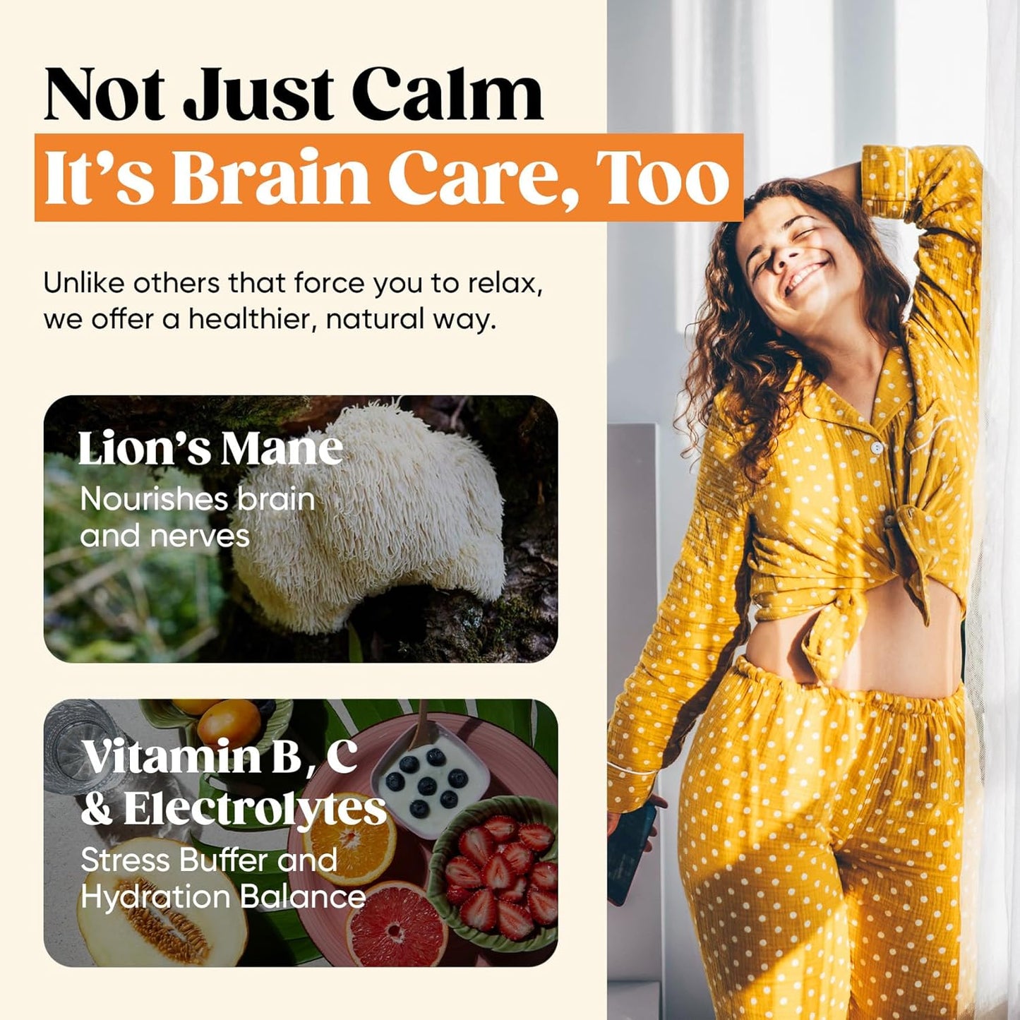 Venture Pal Calming Powdered Drink Mix, Magnesium Glycinate, Ashwagandha,sugar free