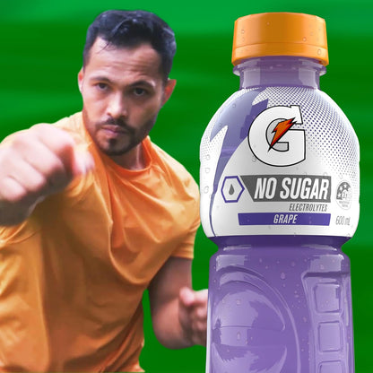 Gatorade No Sugar Grape Sports Drink, 12 x 600ml