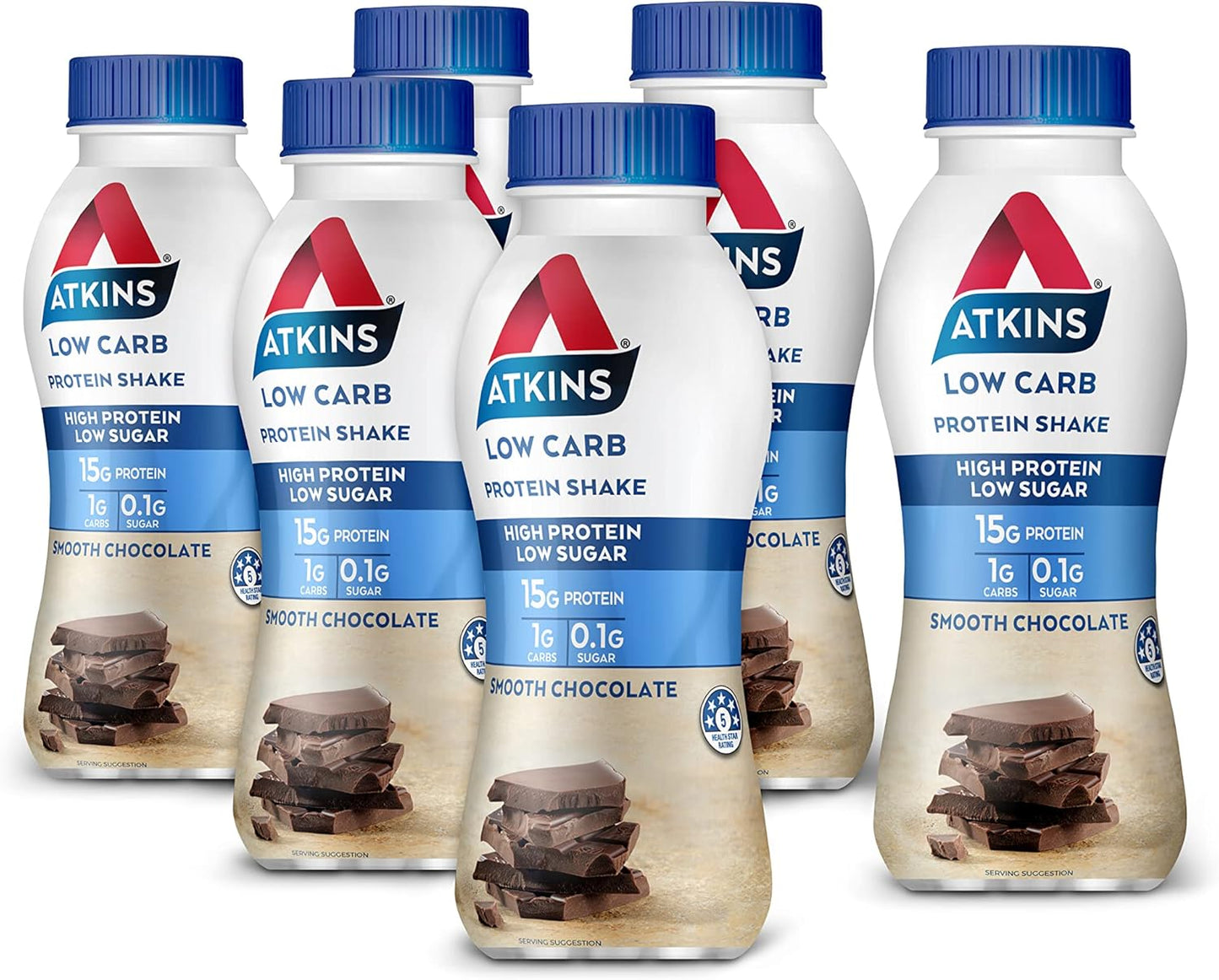 Atkins Chocolate Lo Carb Protein Shake 330 ml (Pack of 6)