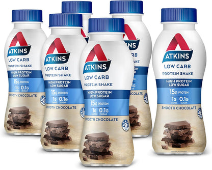 Atkins Chocolate Lo Carb Protein Shake 330 ml (Pack of 6)